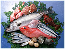 Marine products (shrimp, shellfish, fish, etc.)